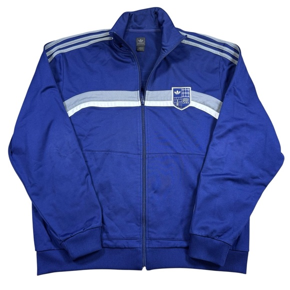 Vintage Y2K Adidas Sport Lore Blue Navy Track Jacket Men’s XL Gorecore Blokecore
